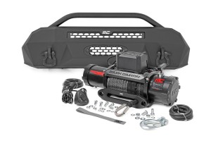 Front Bumper | Hybrid | 12000-Lb Pro Series Winch | Synthetic Rope | Toyota Tacoma (16-22)