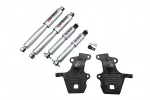 Belltech Lowering Kit  for 97-02 Ford Expedition/Navigator (2WD, with Factory Rear Air springs) 2" F/2" or 3" R drop W/ Street Performance Shocks 
