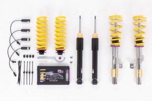 KW V1 Coilover Kit Bundle BMW 4 series F33 435i Convertible RWD; with EDC (includes EDC cancellation)