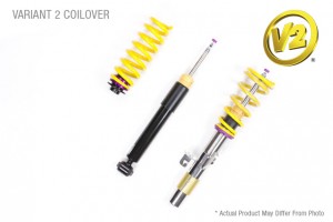 KW V2 Coilover Kit Honda Civic (all excl. Hybrid) 
with 14mm (0.55") front strut lower mounting bolt