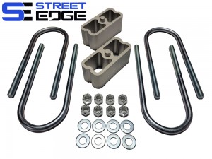 Street Edge 2" Universal Extruded Aluminum Lowering Block Complete Kit