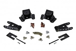 BELLTECH SHACKLE AND HANGER KIT 1975-1991 Chevrolet C30 Crew Cab & Dually 4" Rear Drop